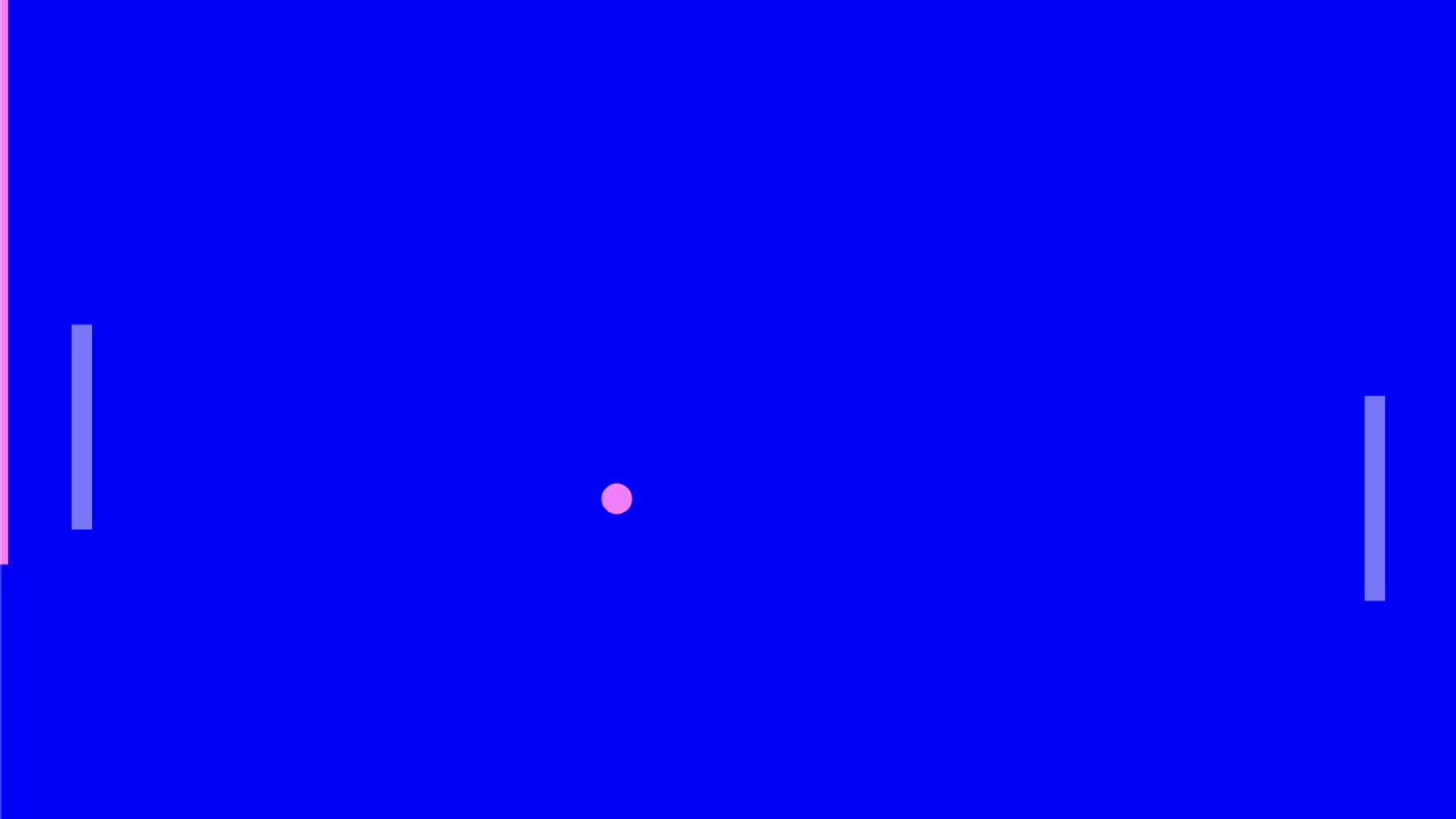 An image of a game of Pong